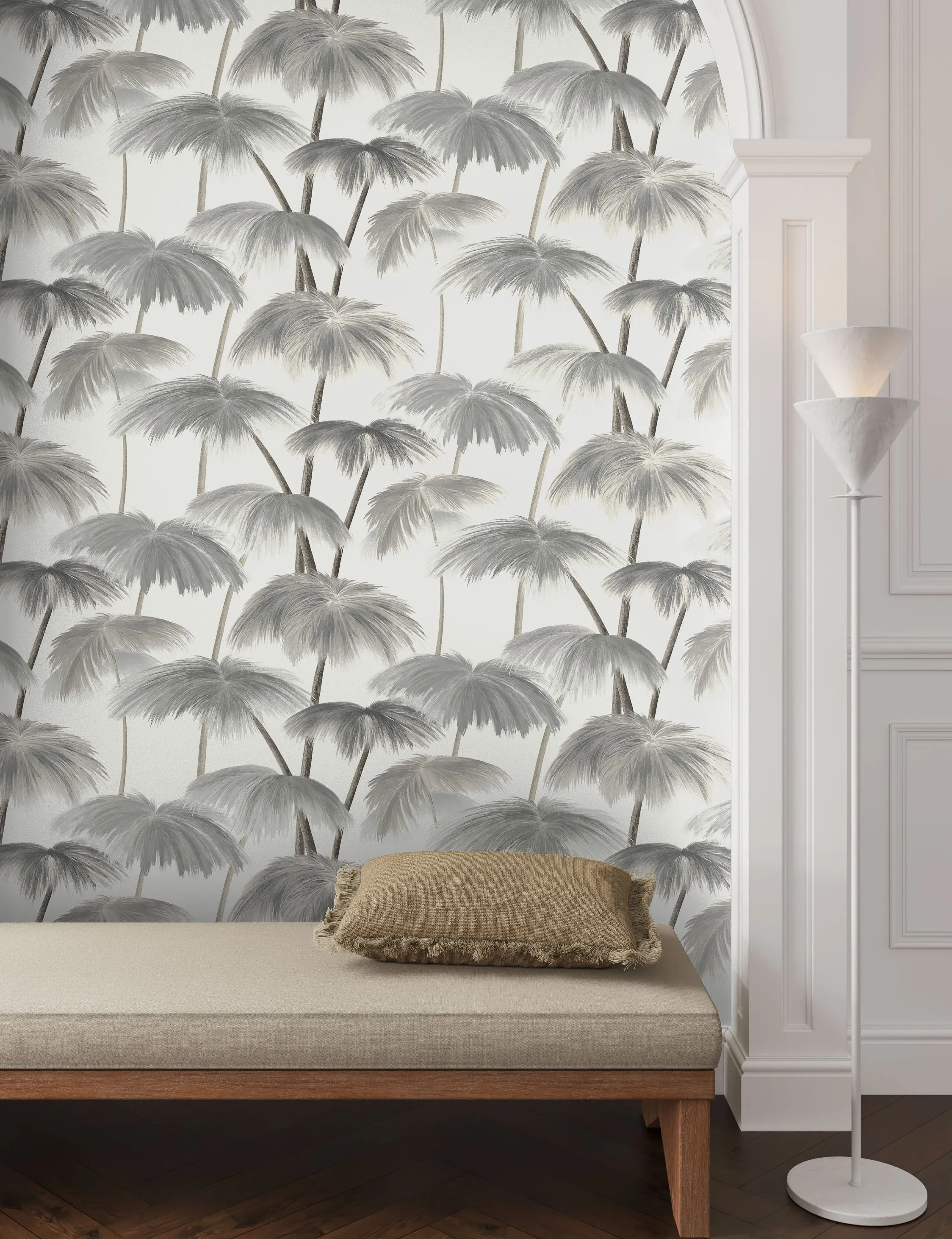 Plein Air Palms Wallpaper by Christiane Lemieux Lulu and Georgia
