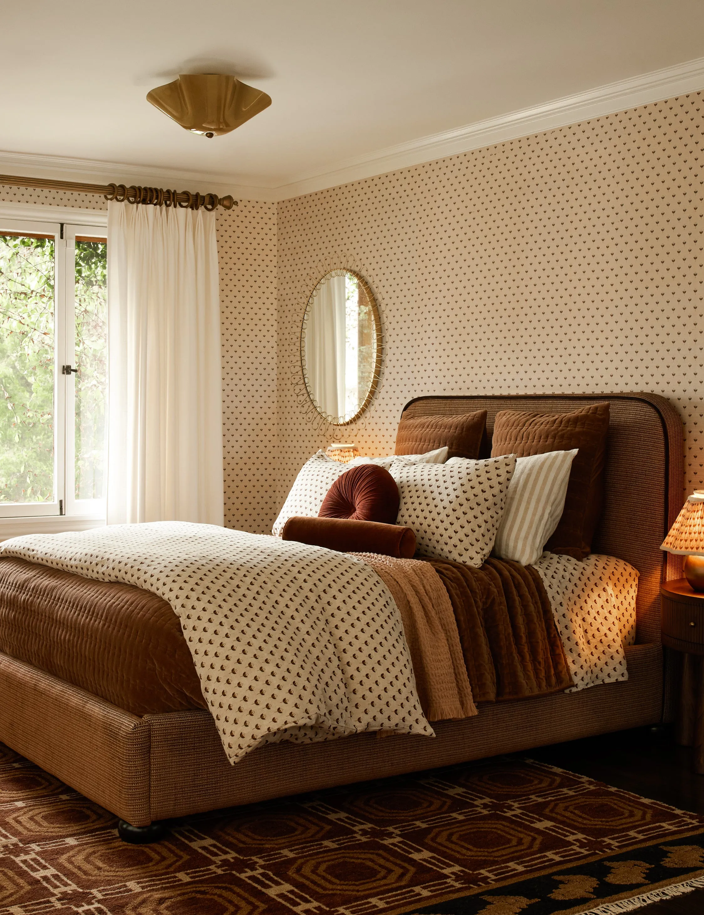 Poiret Grasscloth Wallpaper Lulu and Georgia
