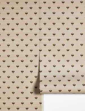 Poiret Grasscloth Wallpaper Lulu and Georgia