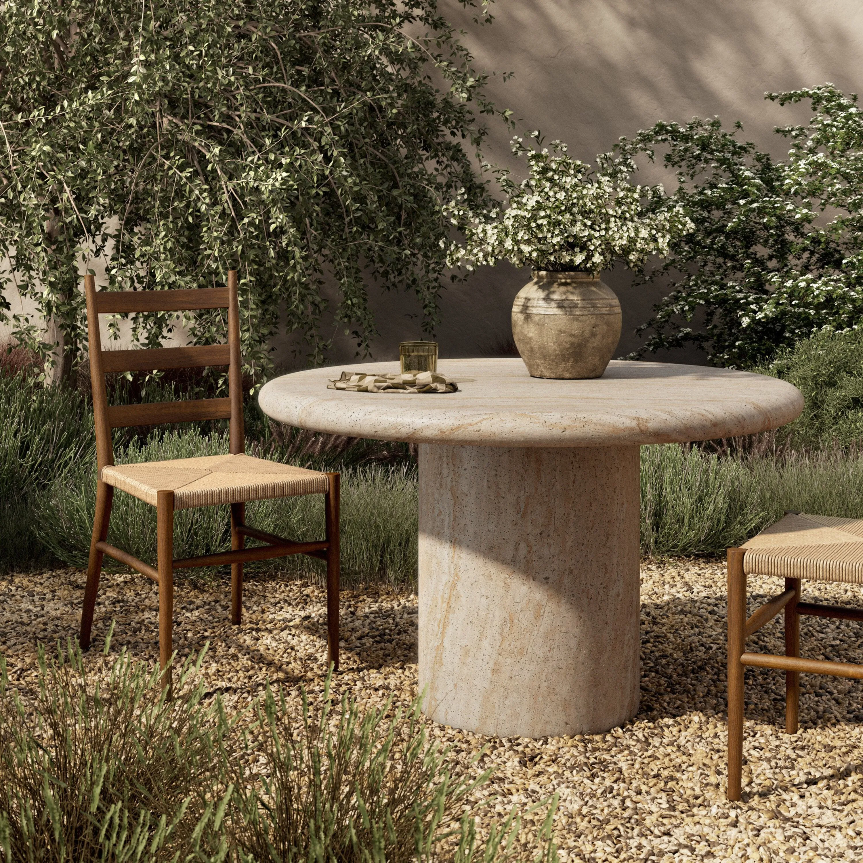 Poole Outdoor Round Dining Table