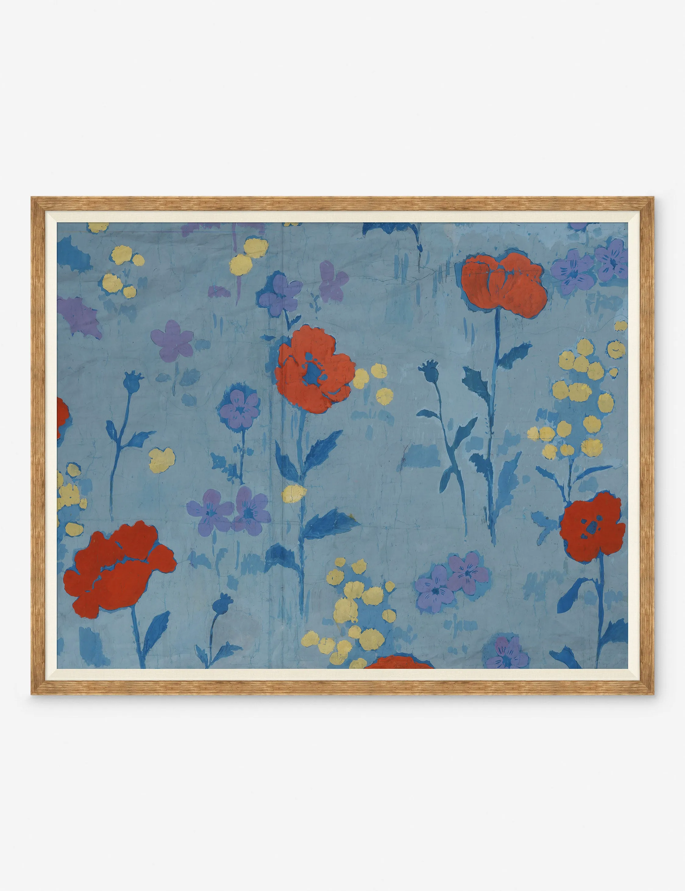 Poppies Print by Paule Marrot Lulu and Georgia