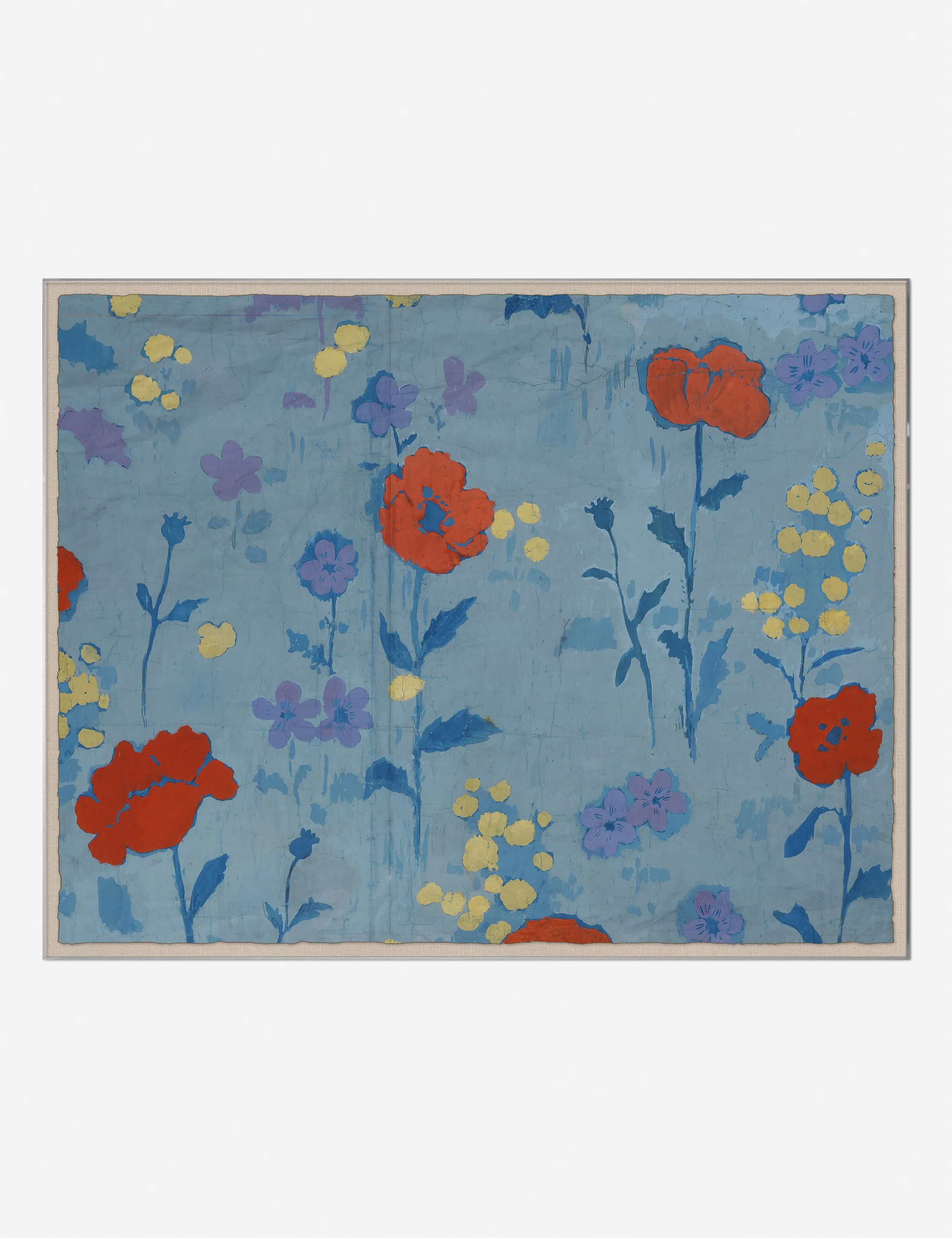 Poppies Print by Paule Marrot Lulu and Georgia