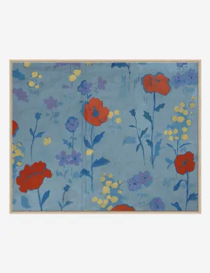 Poppies Print by Paule Marrot Lulu and Georgia