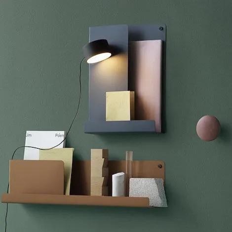 Post Wall Lamp, Black