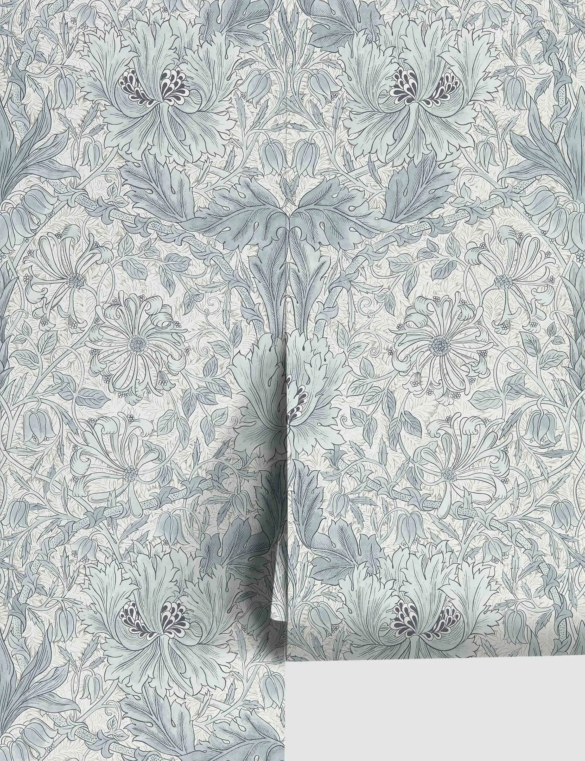 Pure Honeysuckle & Tulip Wallpaper by Morris & Co. Lulu and Georgia