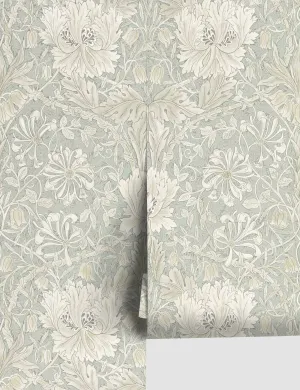 Pure Honeysuckle & Tulip Wallpaper by Morris & Co. Lulu and Georgia