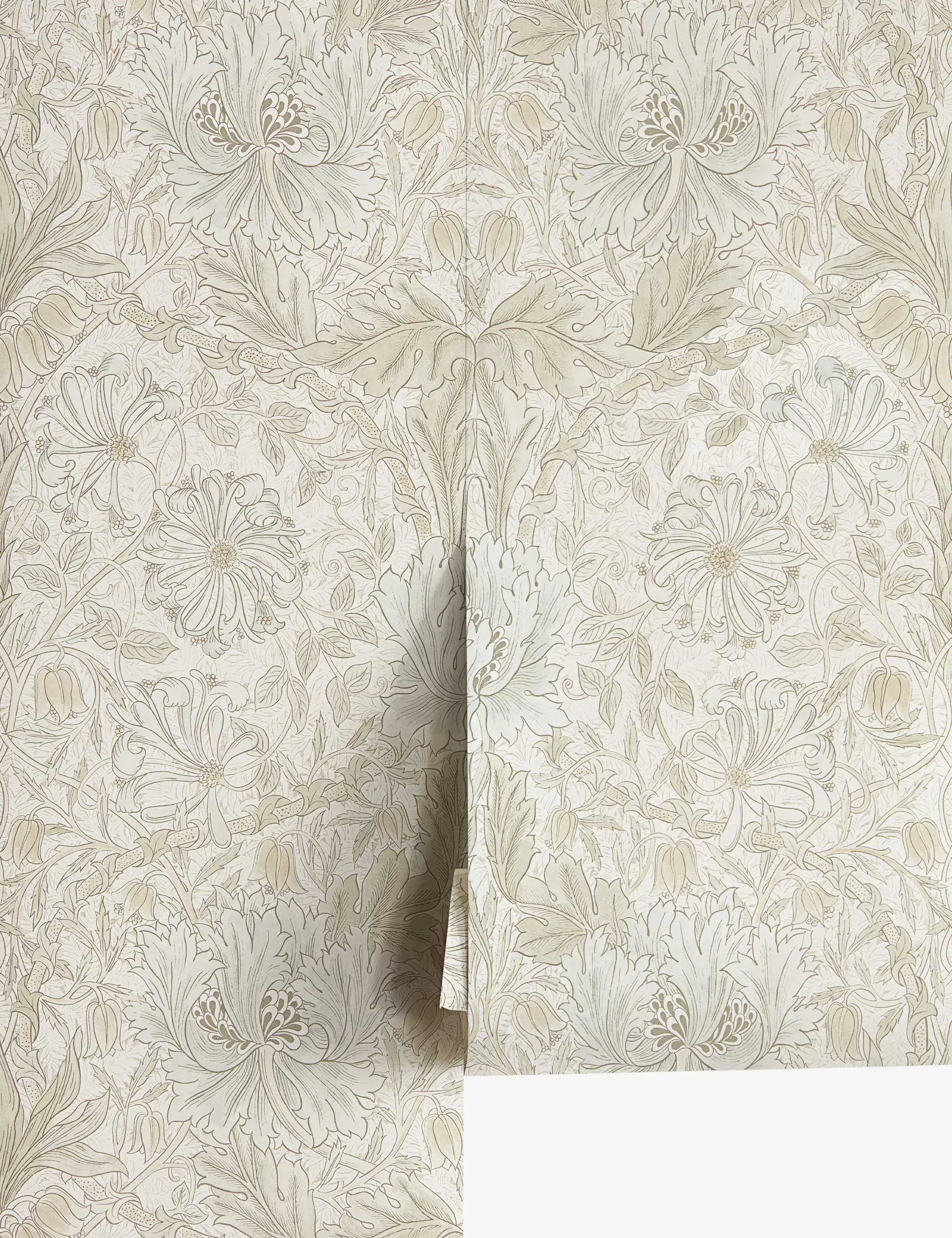 Pure Honeysuckle & Tulip Wallpaper by Morris & Co. Lulu and Georgia