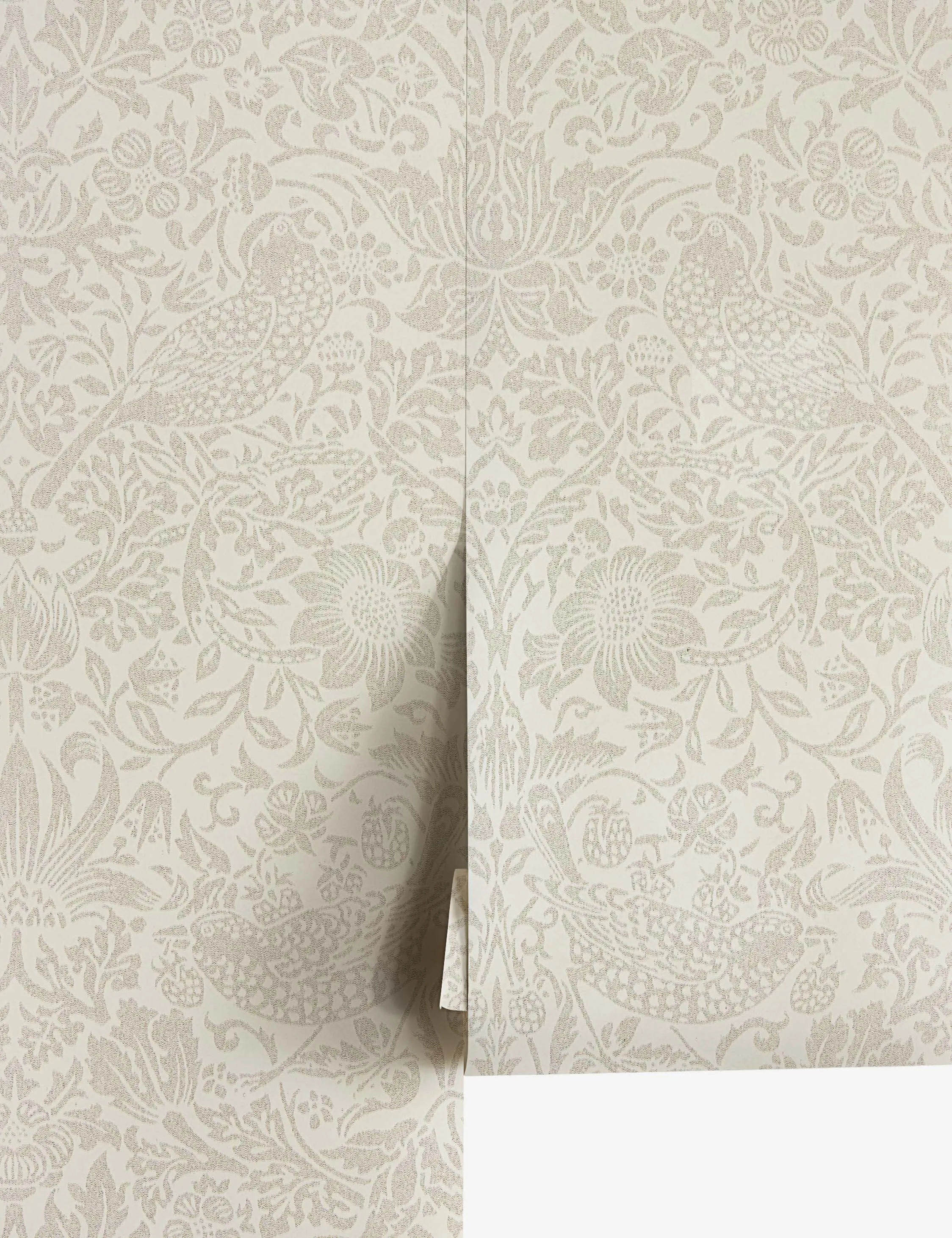 Pure Strawberry Thief Wallpaper by Morris & Co. Lulu and Georgia
