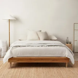 Queen Bed Base - Natural Mocka