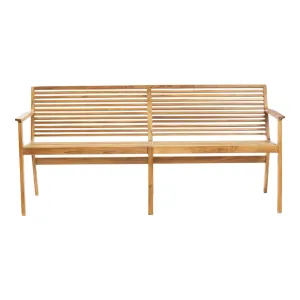 RIB Outdoor Dining Bench - w/ Backrest