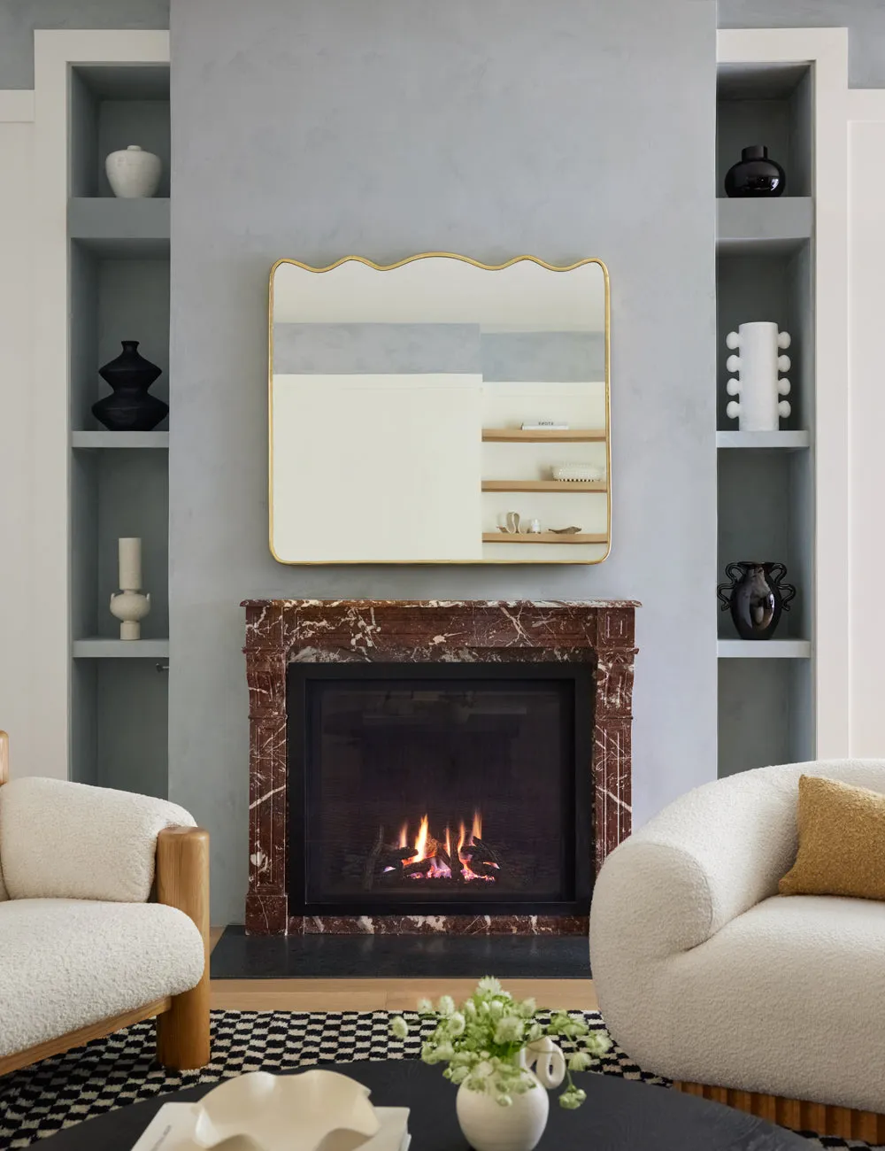 Rook Mantel Mirror by Sarah Sherman Samuel Lulu and Georgia