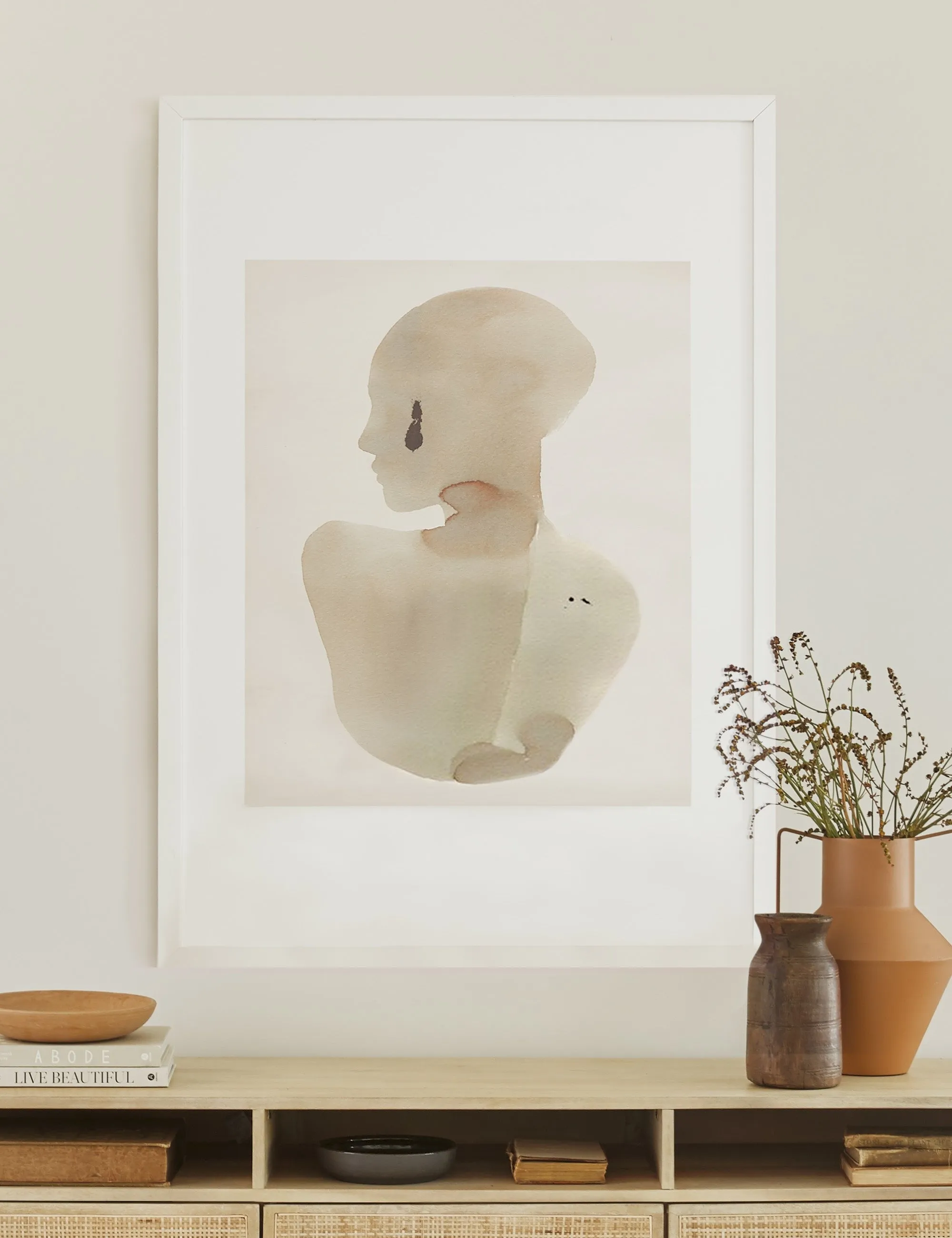 Sara Singh - Back Drop Wall Art by Stampa Lulu and Georgia