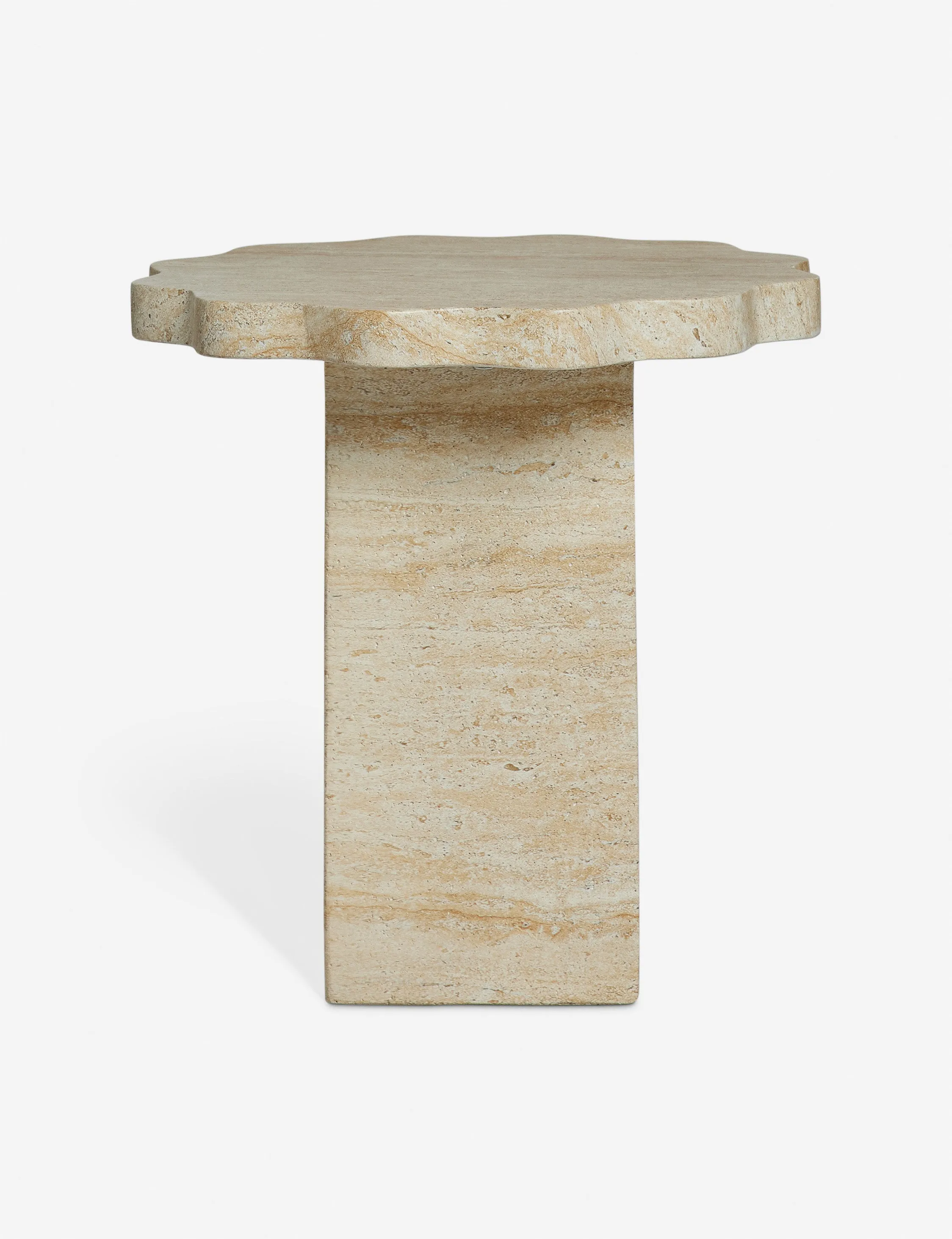 Scalloped Indoor / Outdoor Side Table by Sarah Sherman Samuel Lulu and Georgia