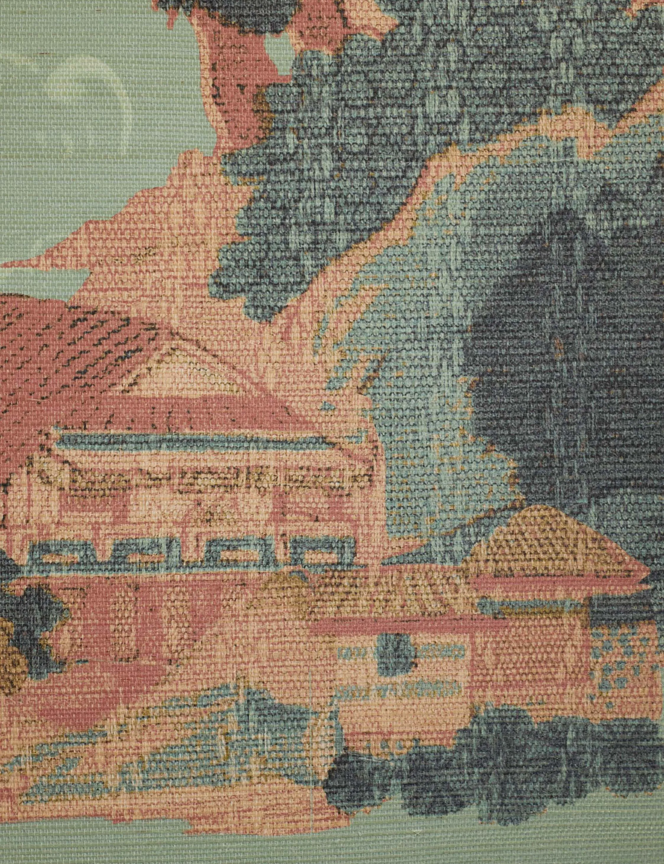 Scenic Landscape Grasscloth Wallpaper by Aimee Song Lulu and Georgia