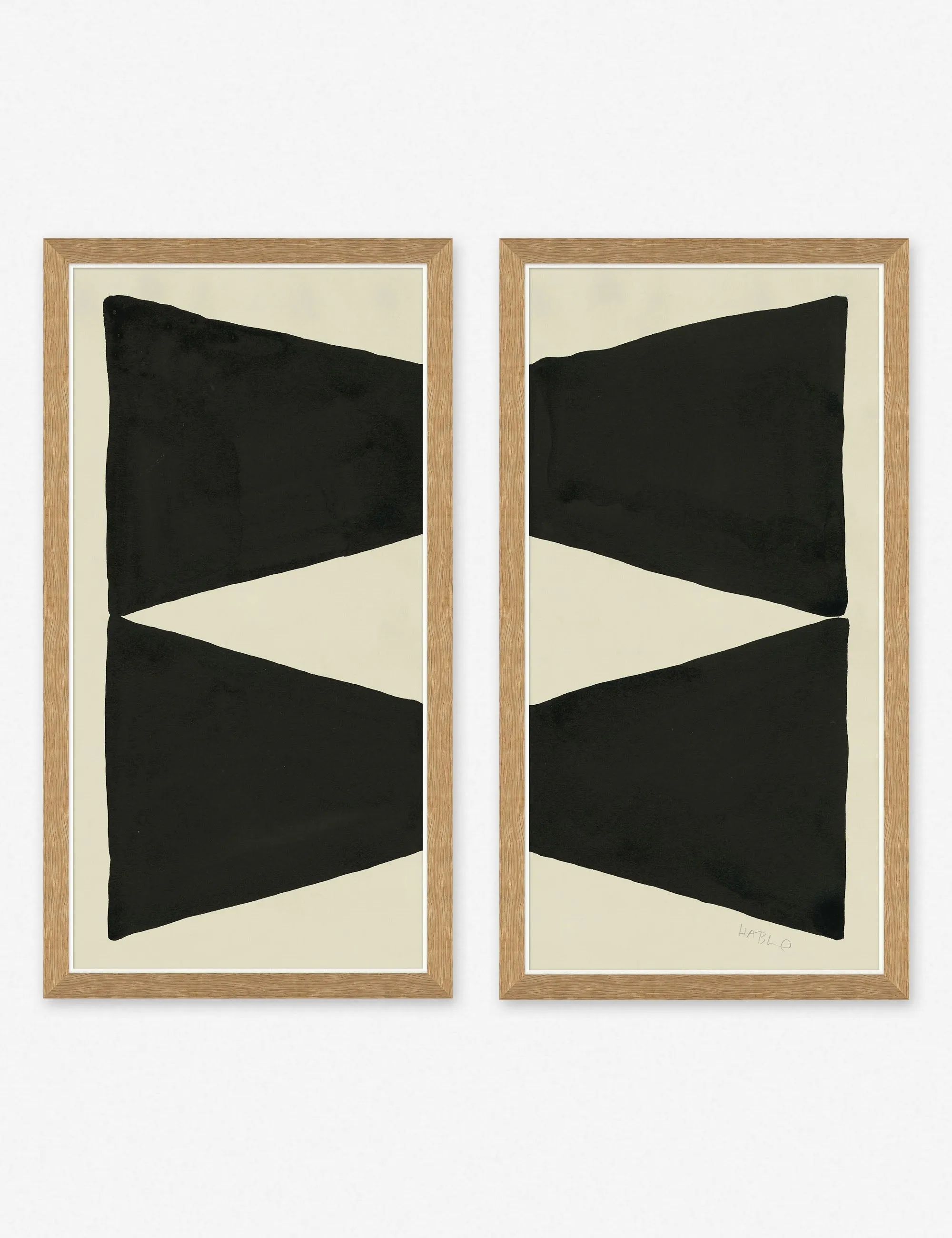 Sculpture I & II Prints (Set of 2) by Susan Hable Lulu and Georgia