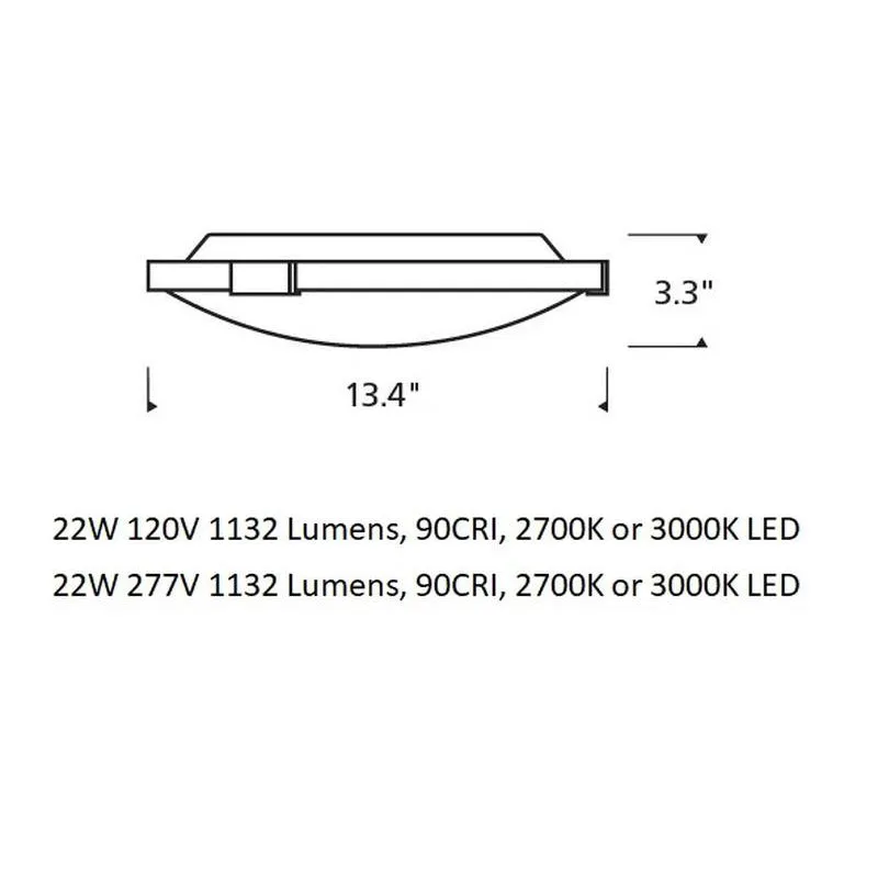 Sean Lavin Lance Flush Mount