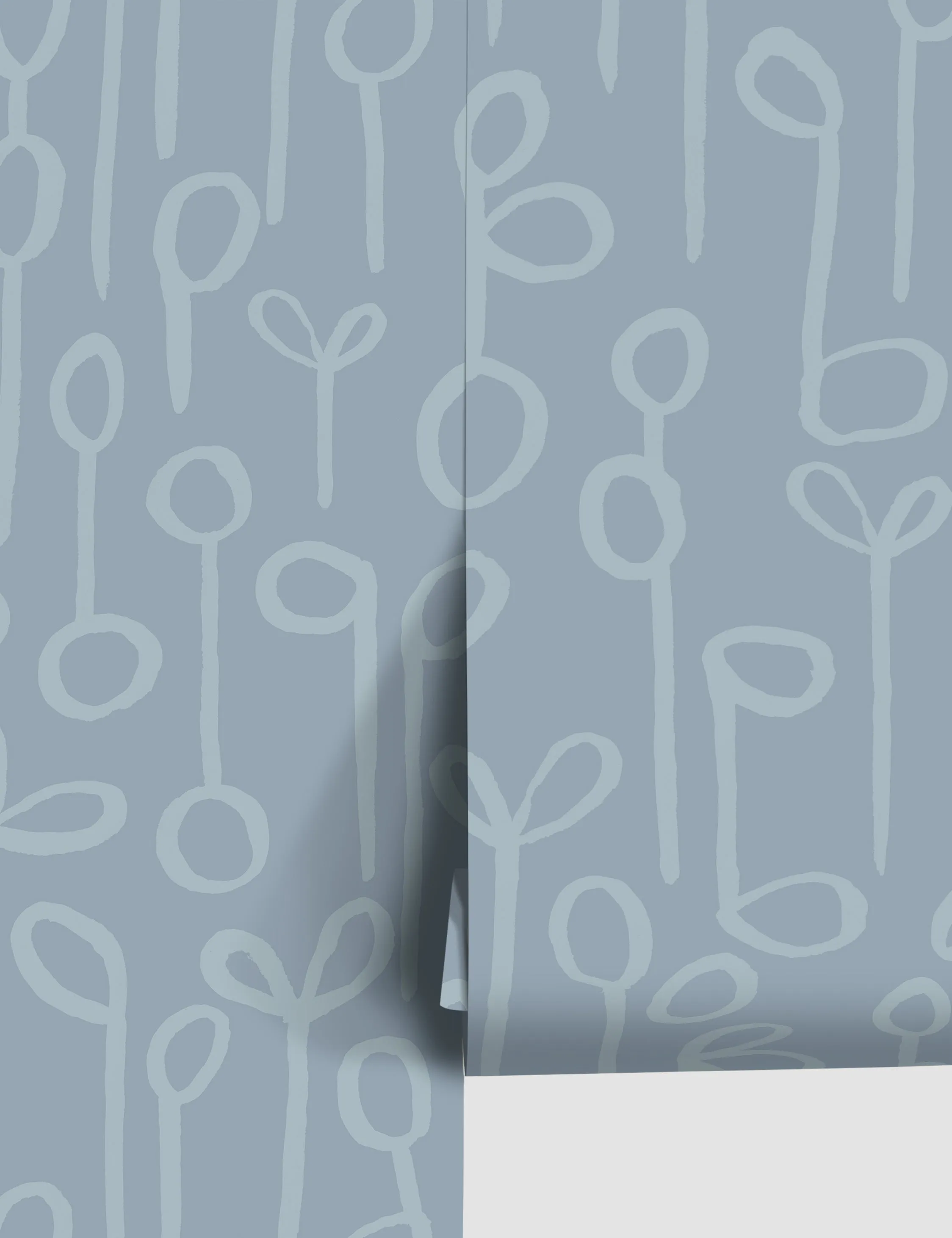 Seedlings Wallpaper by Susan Hable Lulu and Georgia