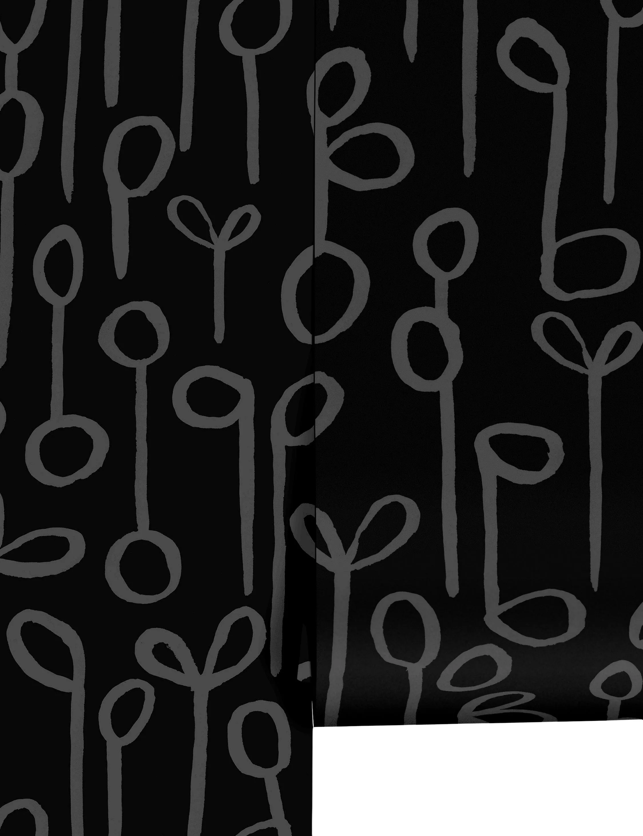 Seedlings Wallpaper by Susan Hable Lulu and Georgia