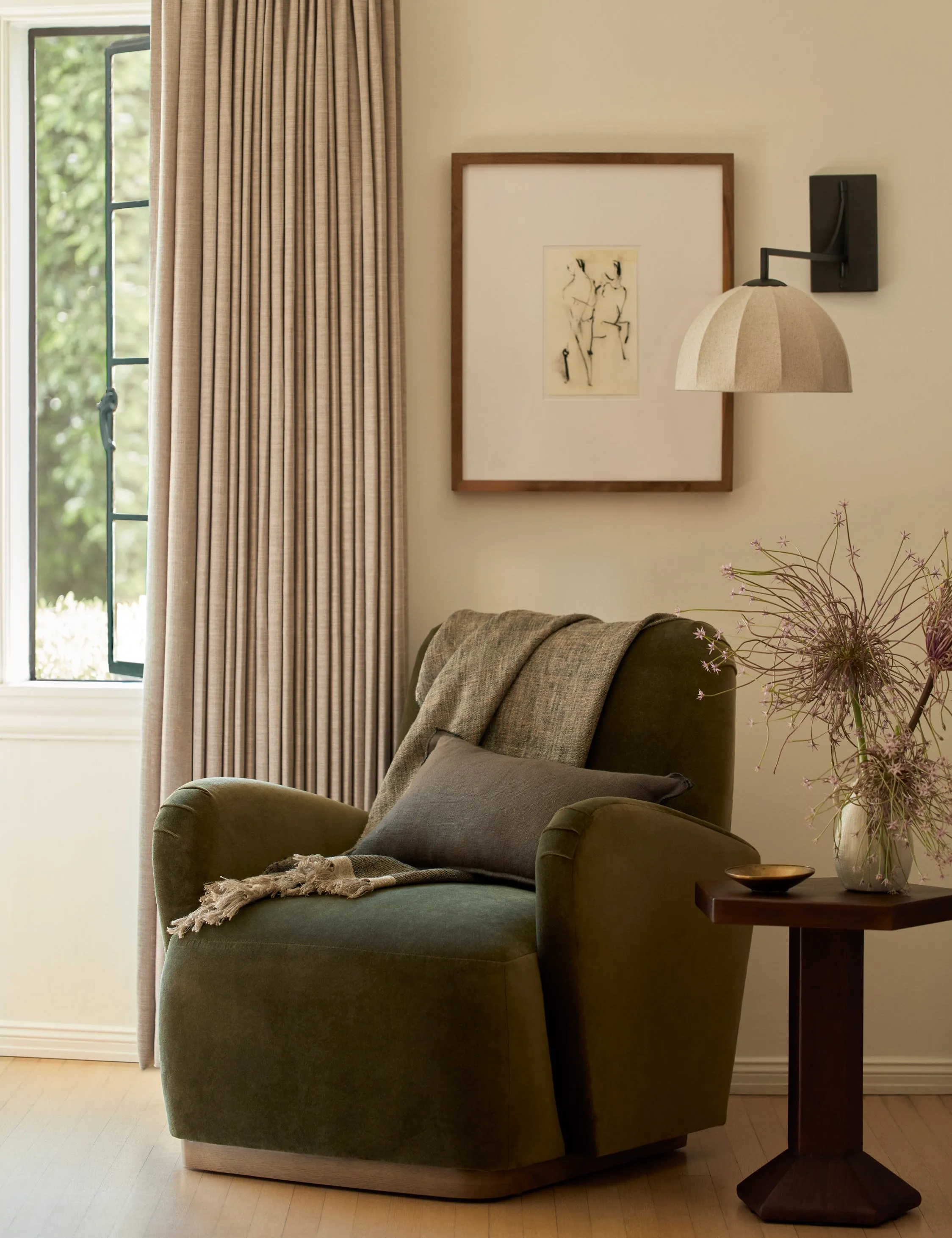 Sello Swing Arm Sconce by DISC Interiors Lulu and Georgia