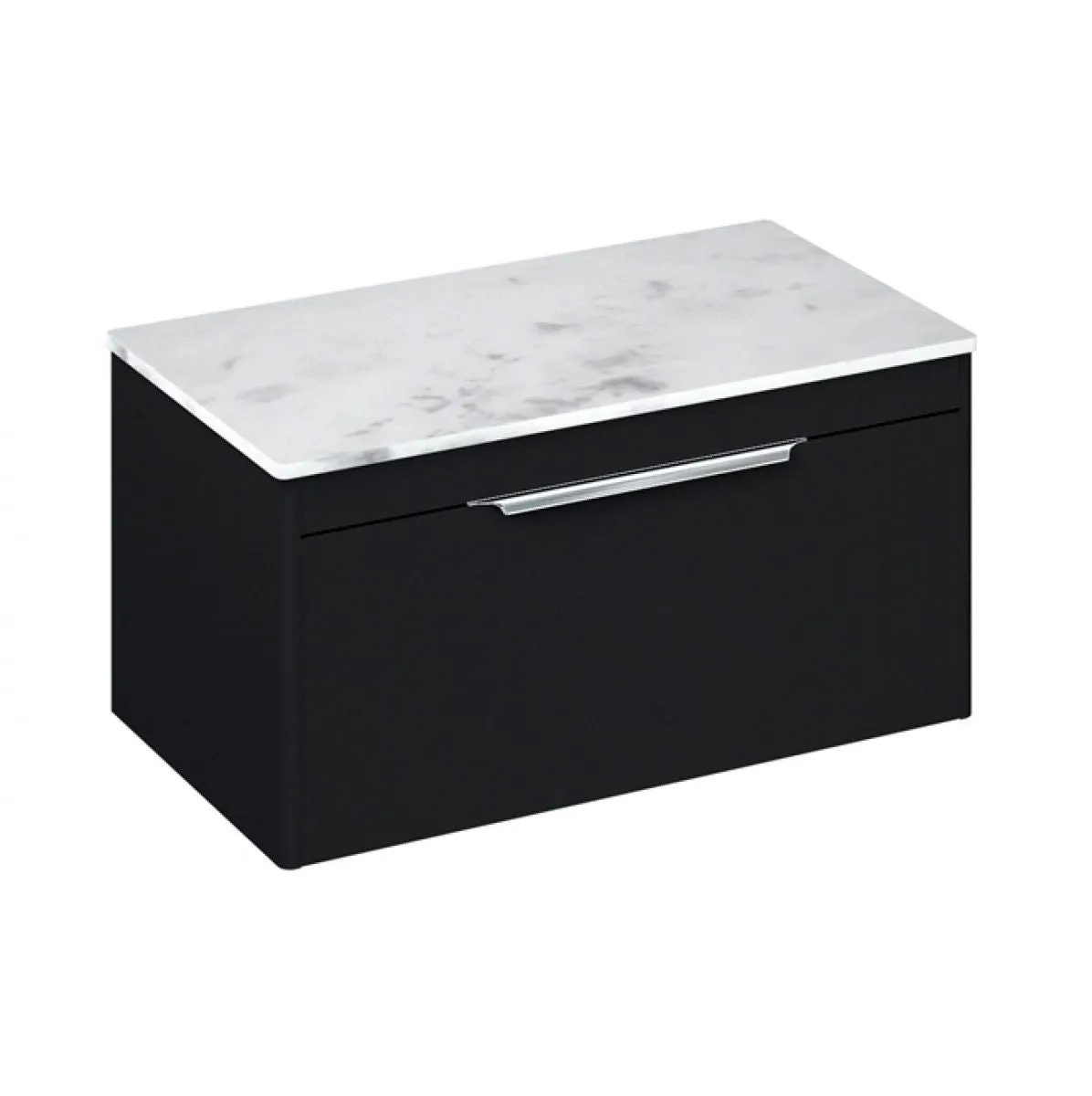 Shoreditch 850 Single Drawer Wall Hung Vanity Unit With Worktop