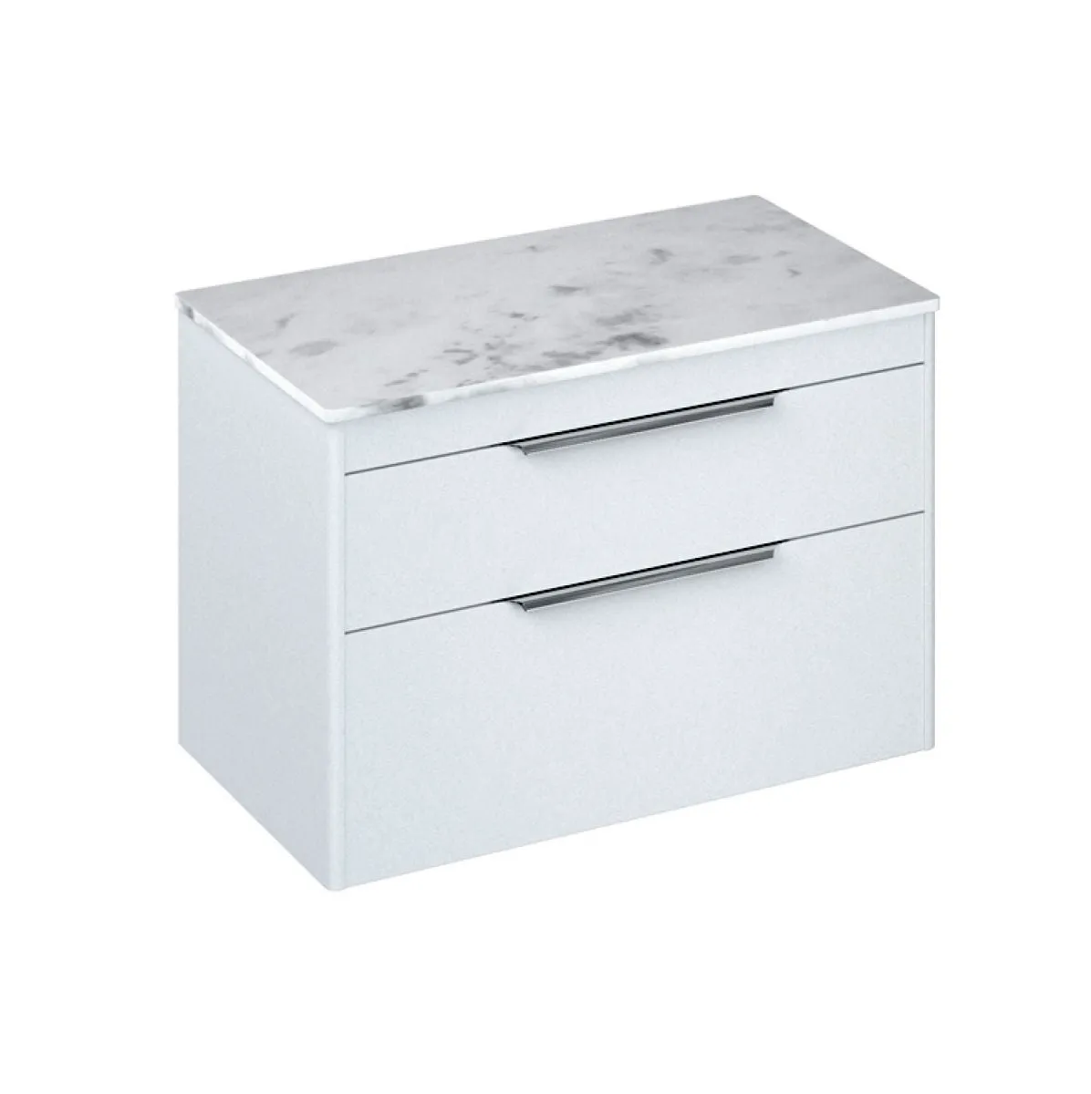 Shoreditch 850 Wall Mounted 2 Drawer Vanity Unit With Worktop