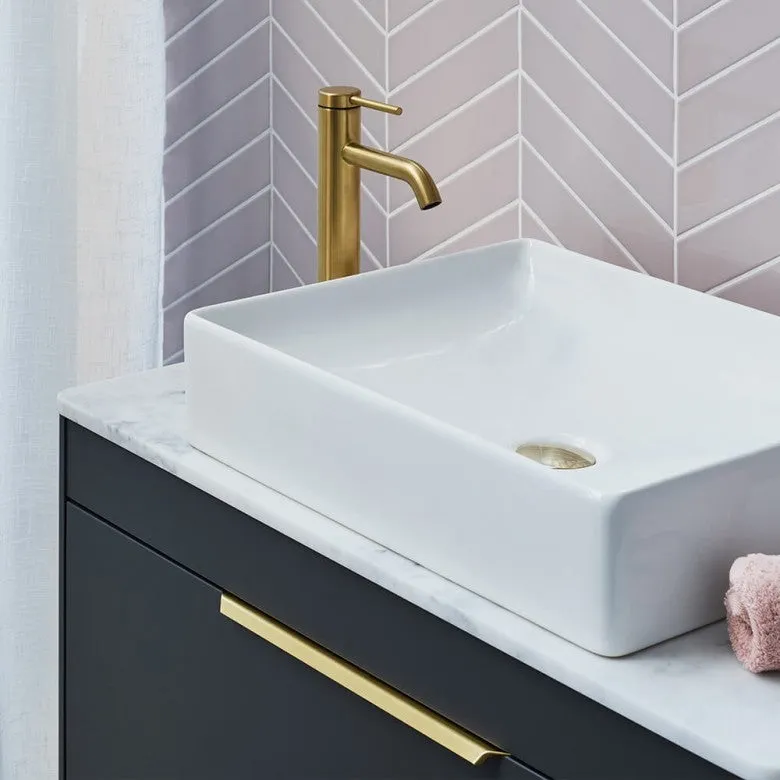 Shoreditch 850 Wall Mounted 2 Drawer Vanity Unit With Worktop