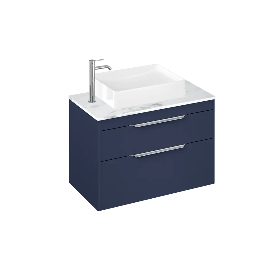 Shoreditch 850 Wall Mounted 2 Drawer Vanity Unit With Worktop