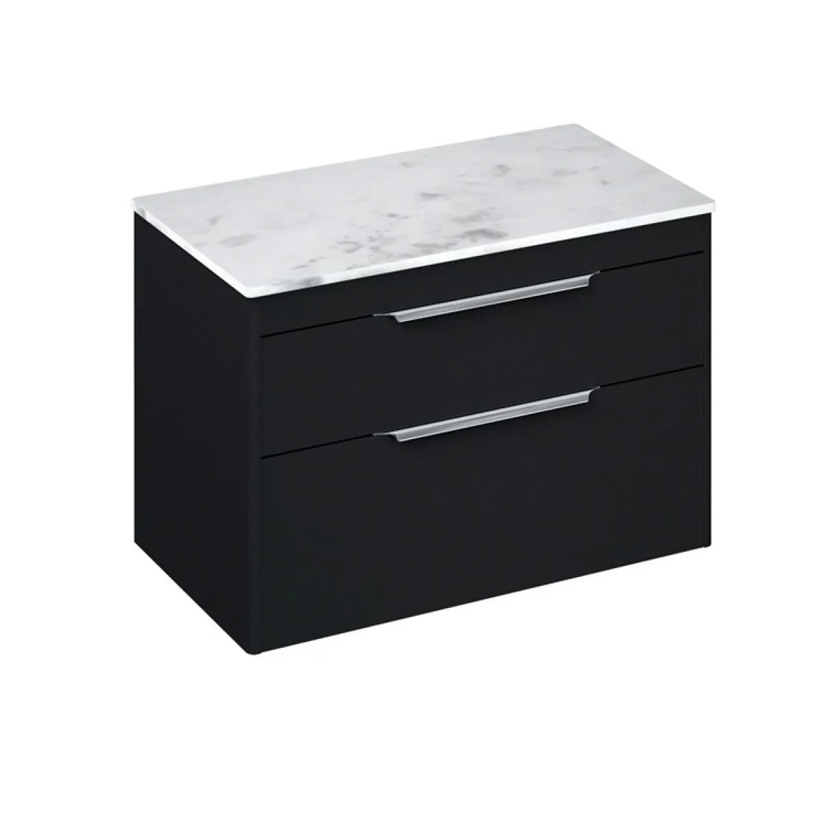 Shoreditch 850 Wall Mounted 2 Drawer Vanity Unit With Worktop