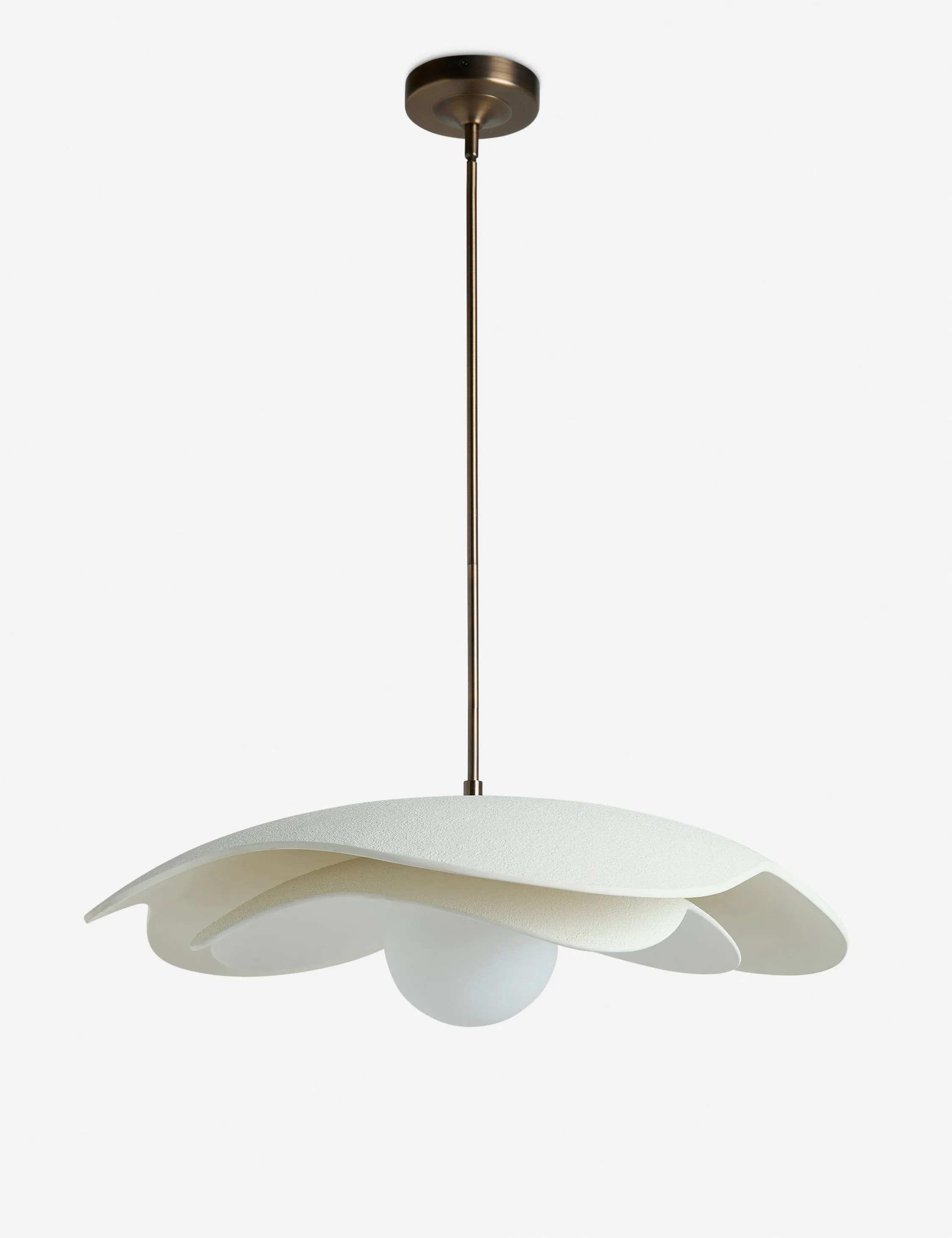 Soft Petal Pendant Light by Lolly Lolly Ceramics Lulu and Georgia