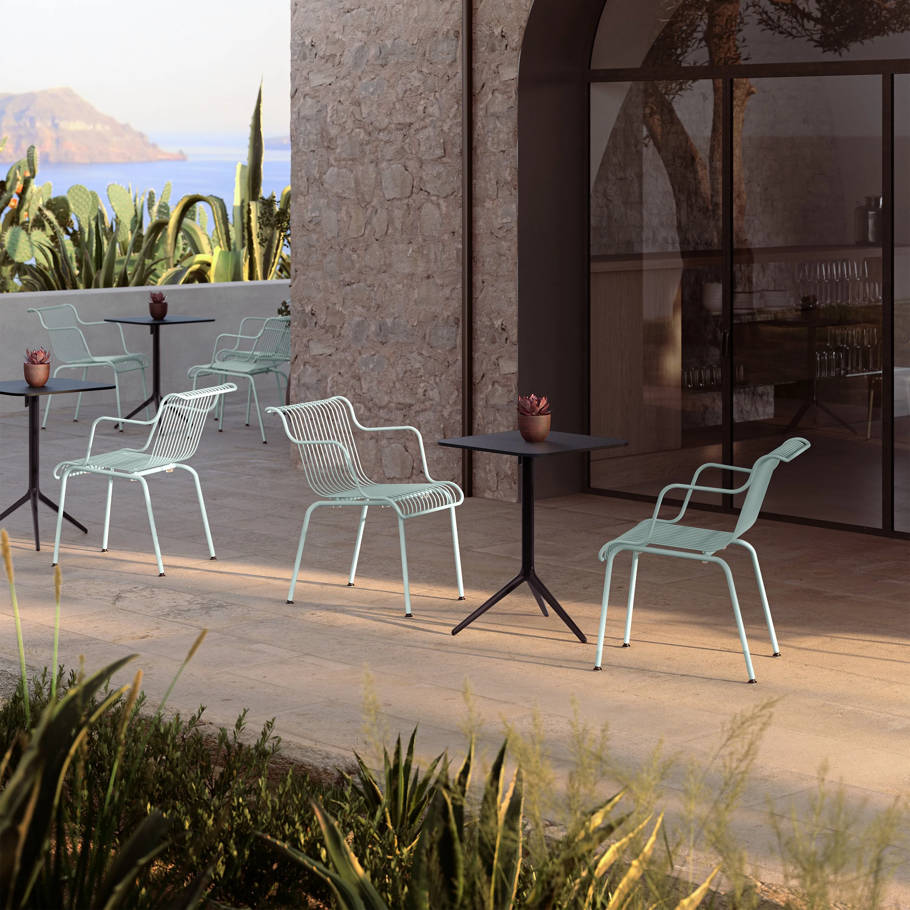 South Outdoor Stackable Lounge Armchair