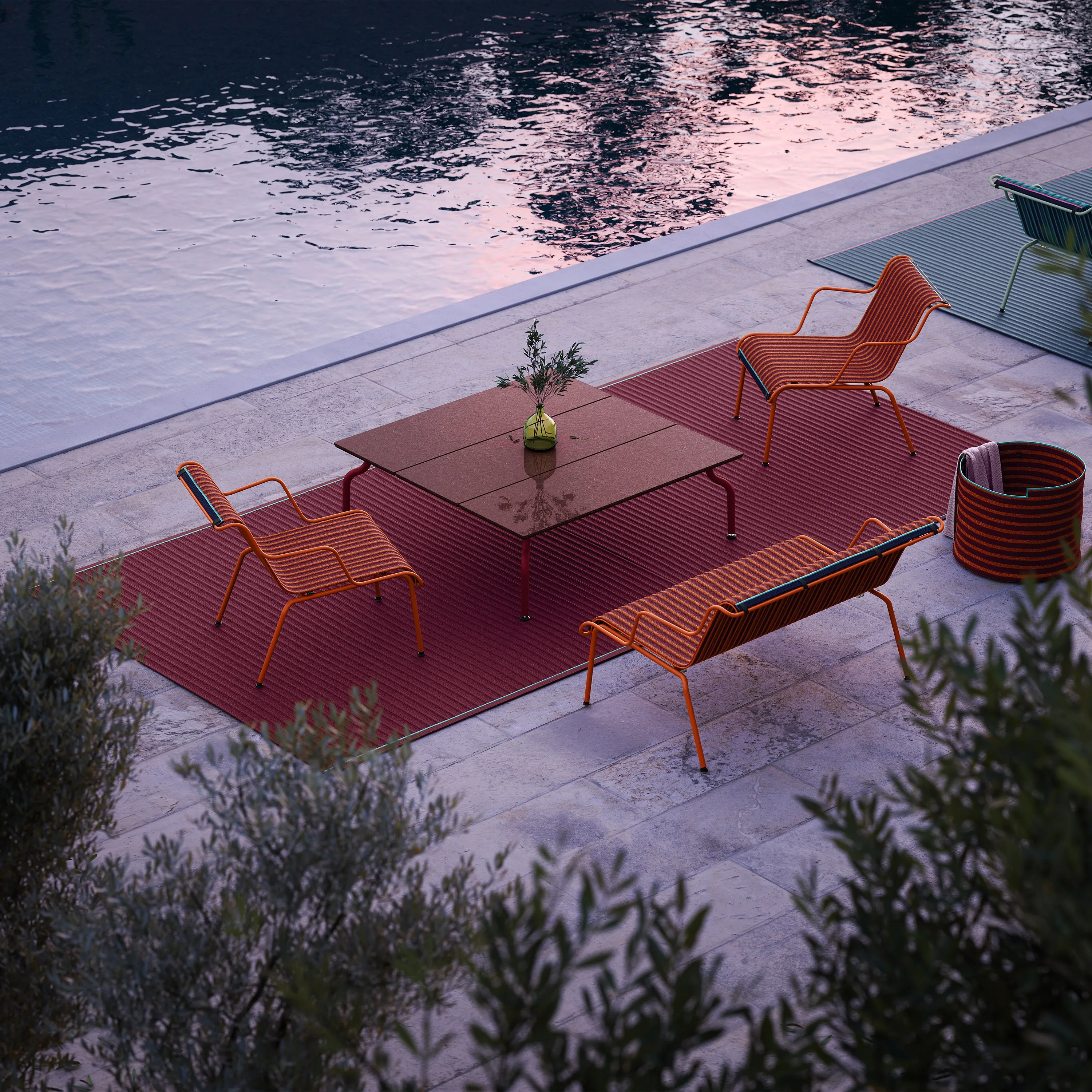South Outdoor Stackable Lounge Armchair