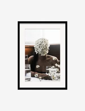 Southern Woman in White Dogwoods Photography Print by Ashley Johnson Lulu and Georgia