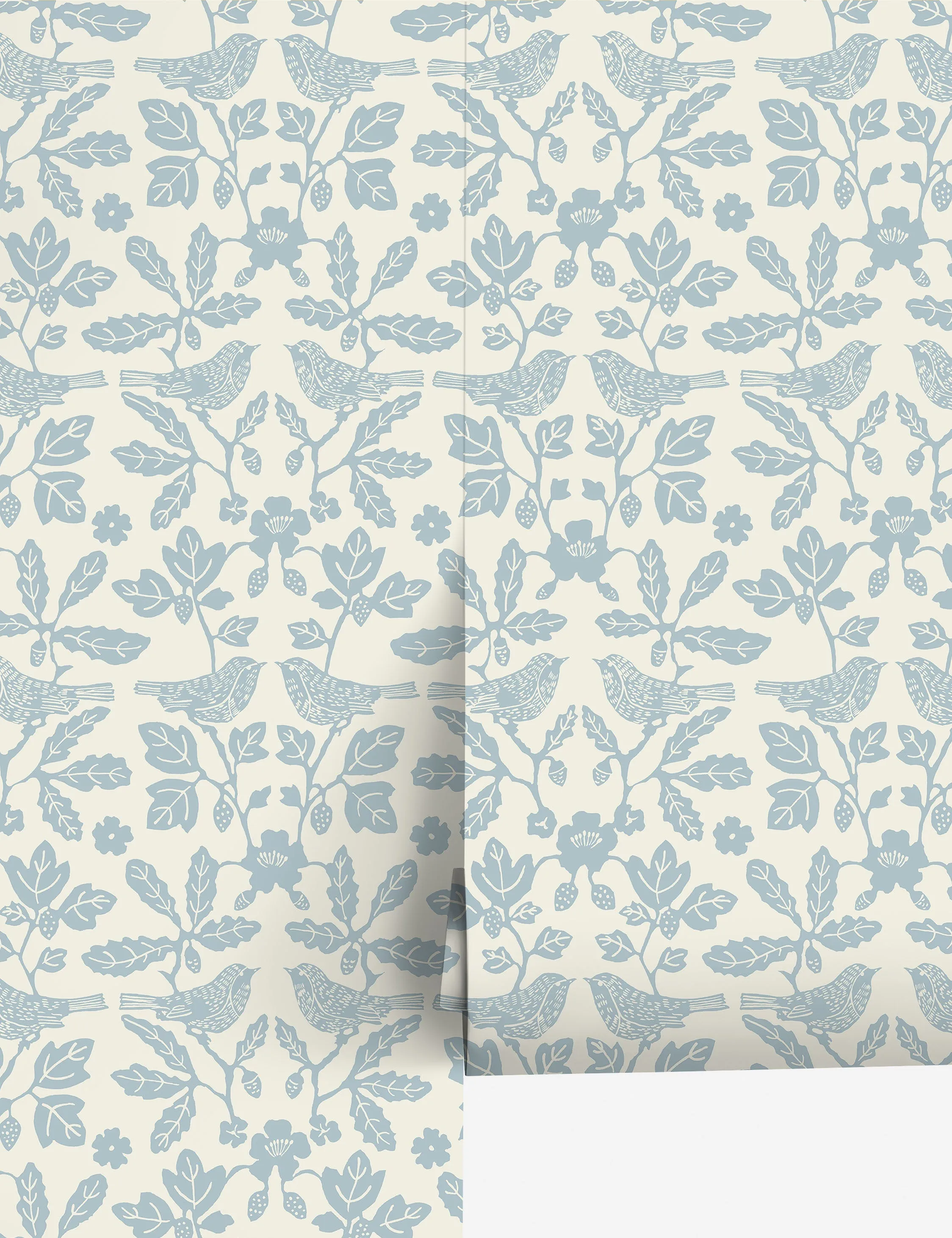 Sparrow and Oak Peel   Stick Wallpaper by Erin & Ben Co. Lulu and Georgia