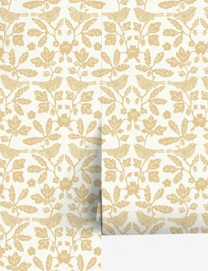 Sparrow and Oak Peel   Stick Wallpaper by Erin & Ben Co. Lulu and Georgia