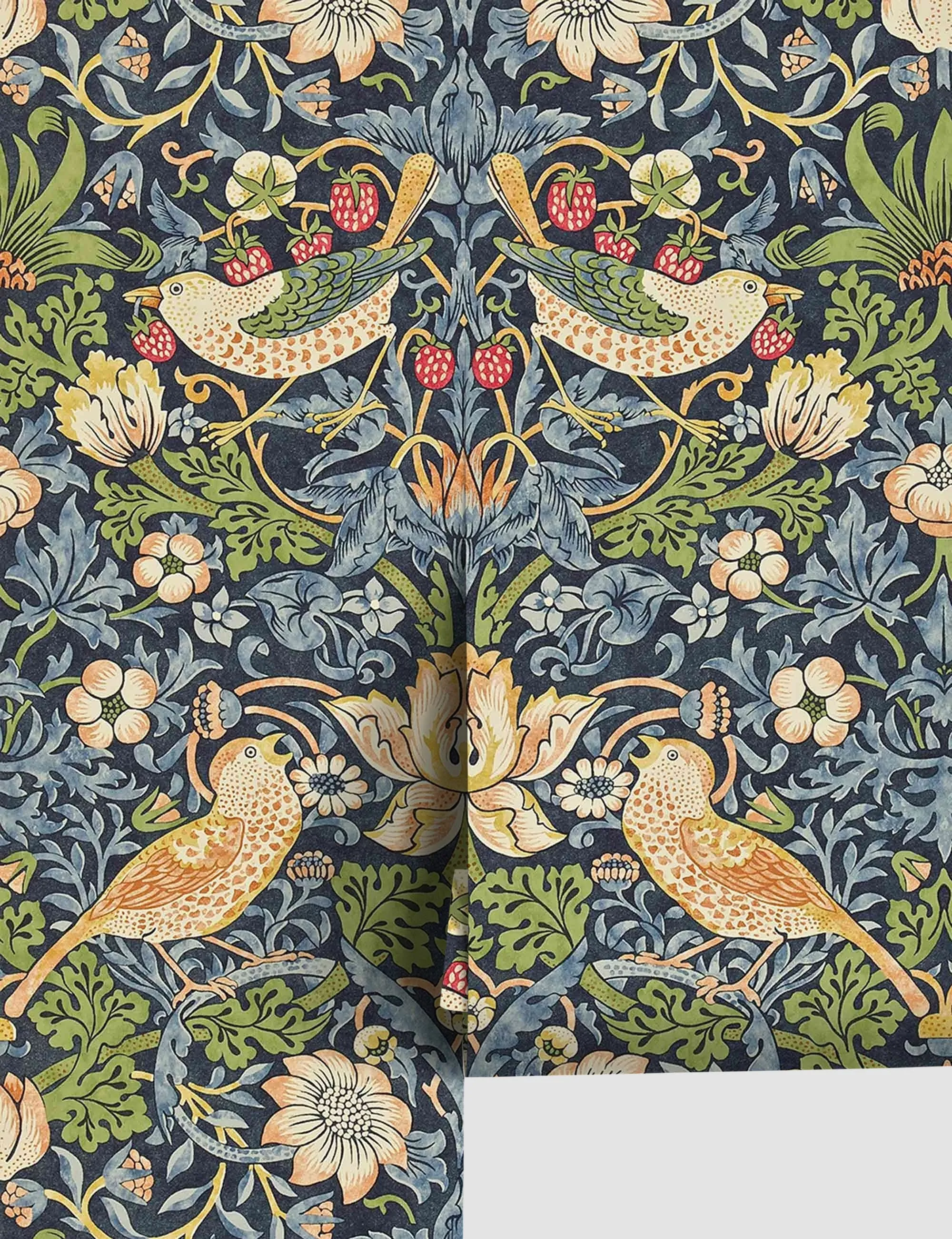 Strawberry Thief Wallpaper by Morris & Co. Lulu and Georgia