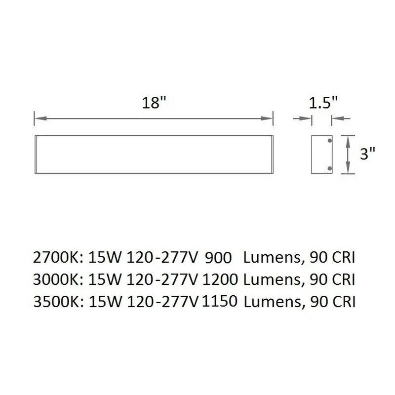 Strip LED Bathroom Vanity Light