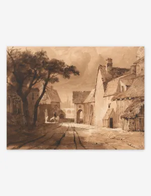 Study of Old Buildings Print by Samuel Palmer Lulu and Georgia