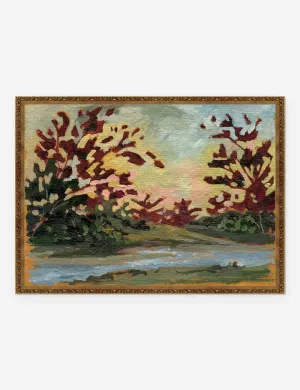 Summer's End Print by Laurel-Dawn Latshaw Lulu and Georgia