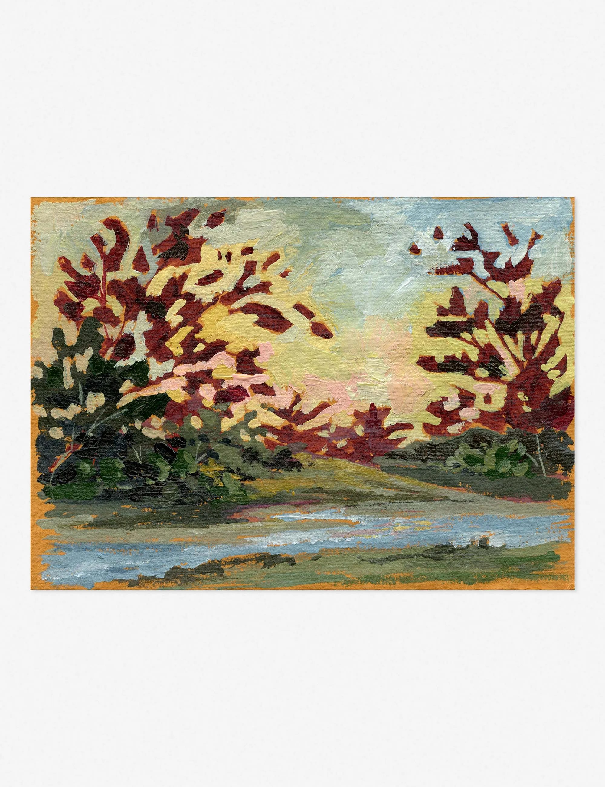 Summer's End Print by Laurel-Dawn Latshaw Lulu and Georgia