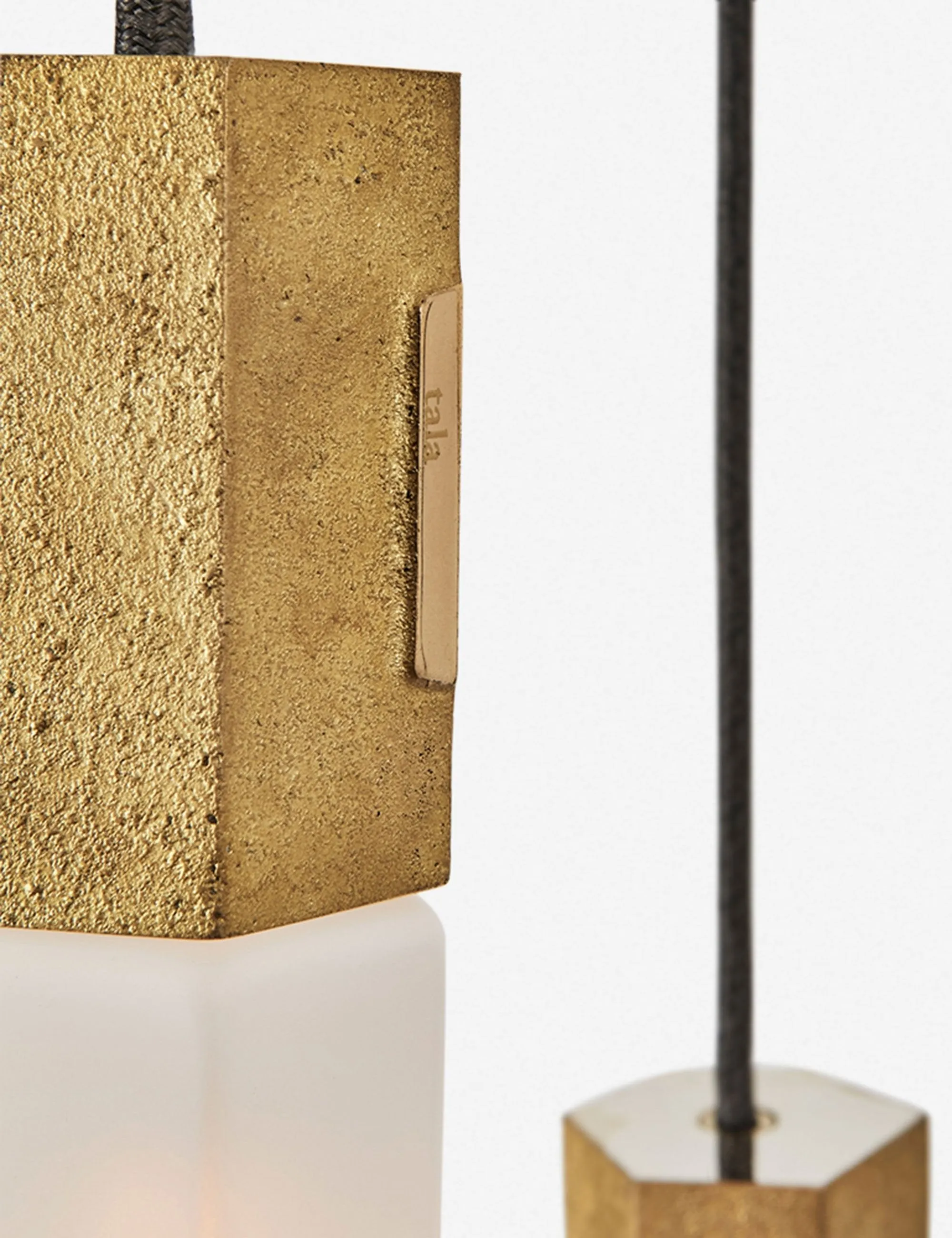 Tala Basalt 3-Light Pendant Light Lulu and Georgia