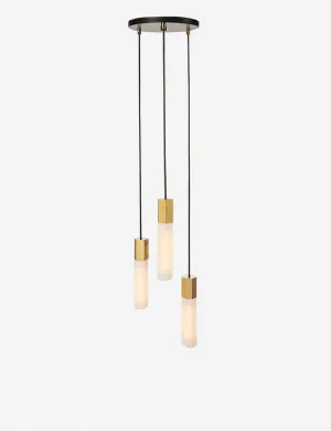 Tala Basalt 3-Light Pendant Light Lulu and Georgia