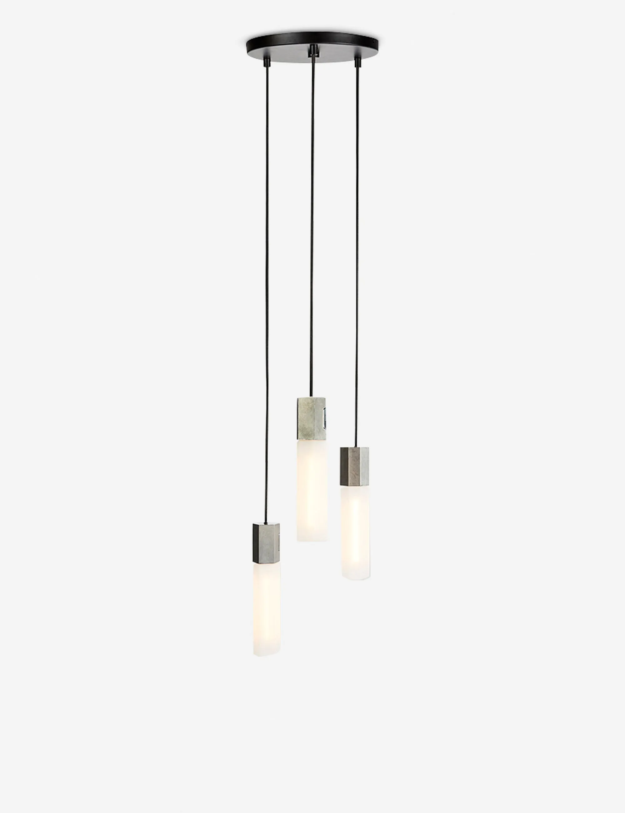 Tala Basalt 3-Light Pendant Light Lulu and Georgia