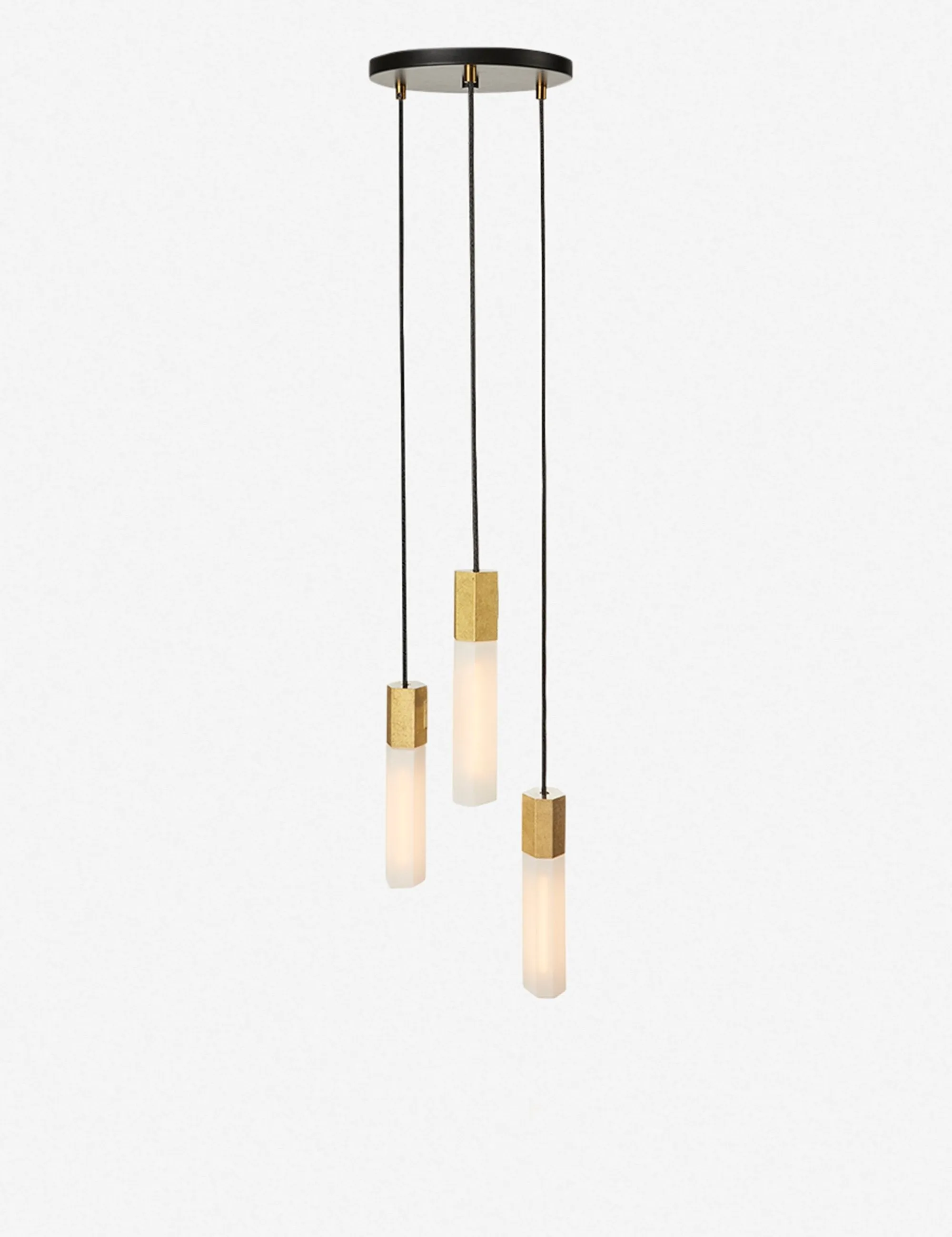 Tala Basalt 3-Light Pendant Light Lulu and Georgia