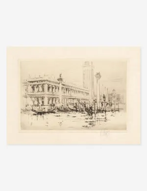 The Library of St. Mark’s Print by William Walcot Lulu and Georgia