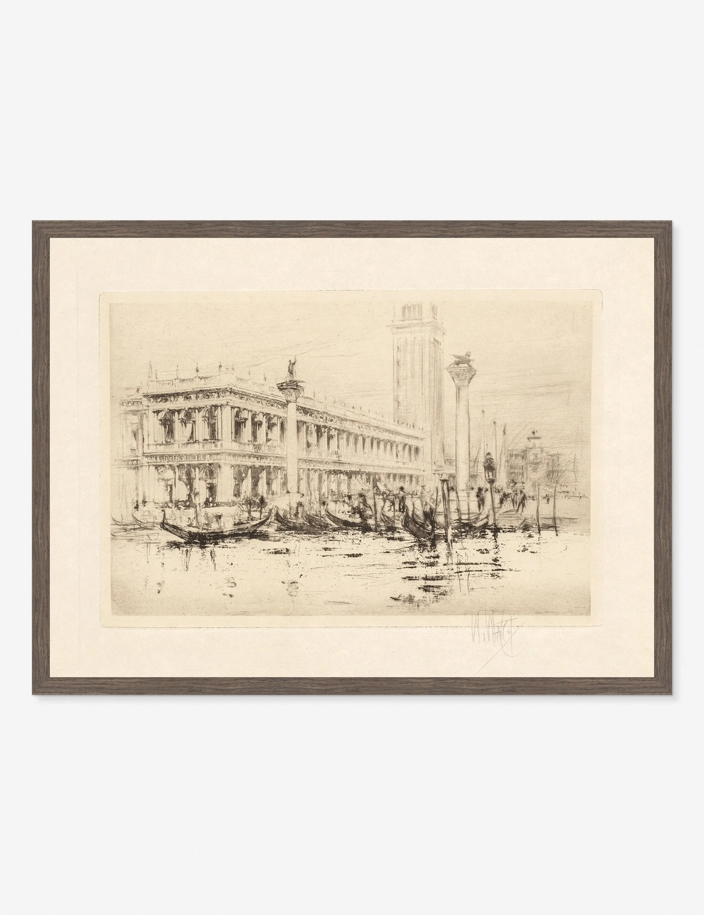 The Library of St. Mark’s Print by William Walcot Lulu and Georgia