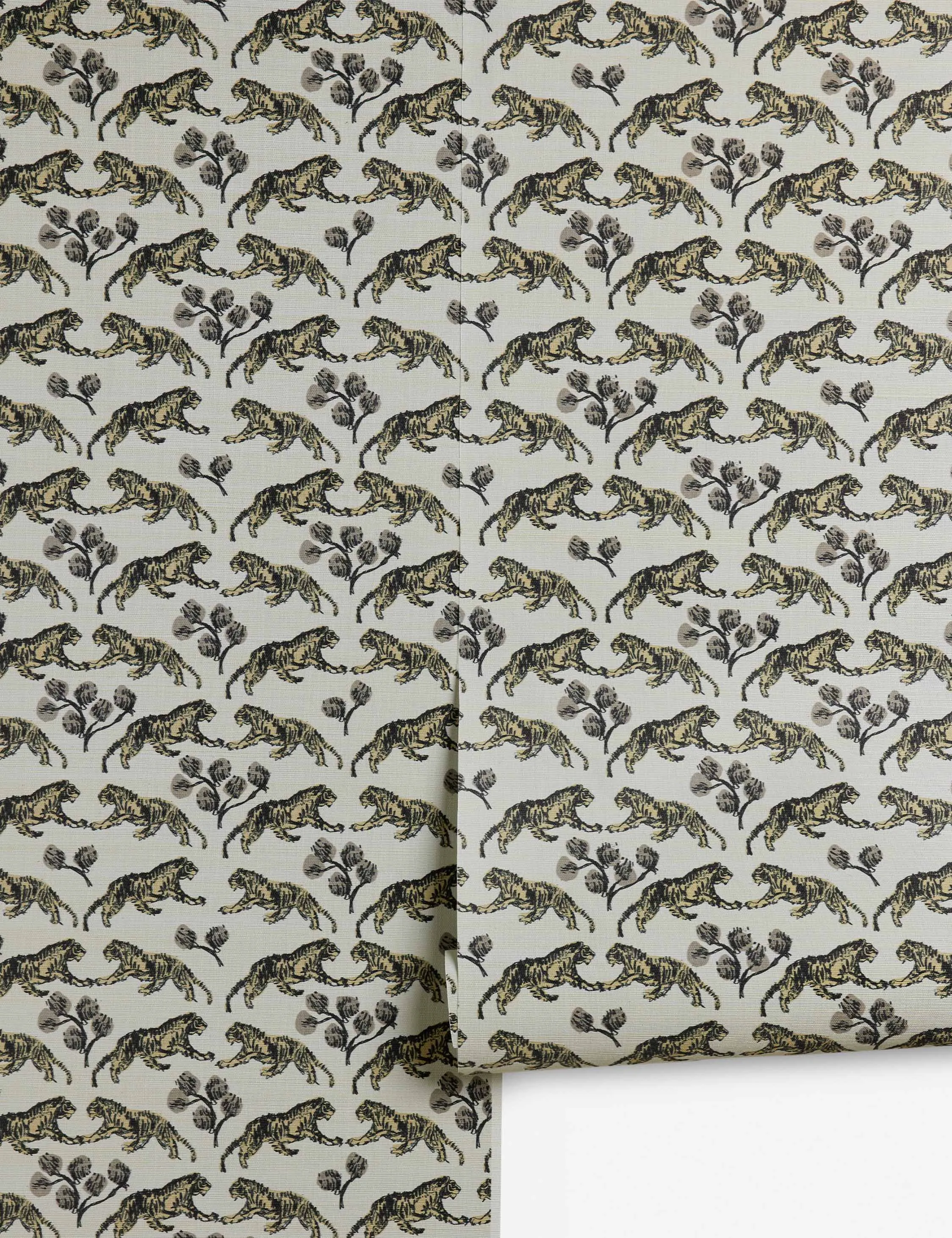 Tiger Grasscloth Wallpaper by Sarah Sherman Samuel Lulu and Georgia
