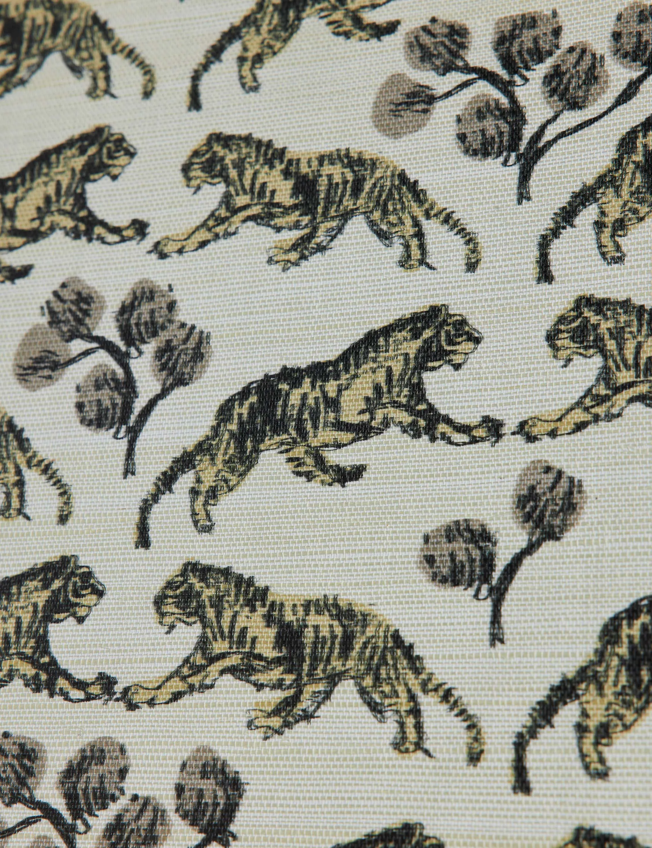 Tiger Grasscloth Wallpaper by Sarah Sherman Samuel Lulu and Georgia