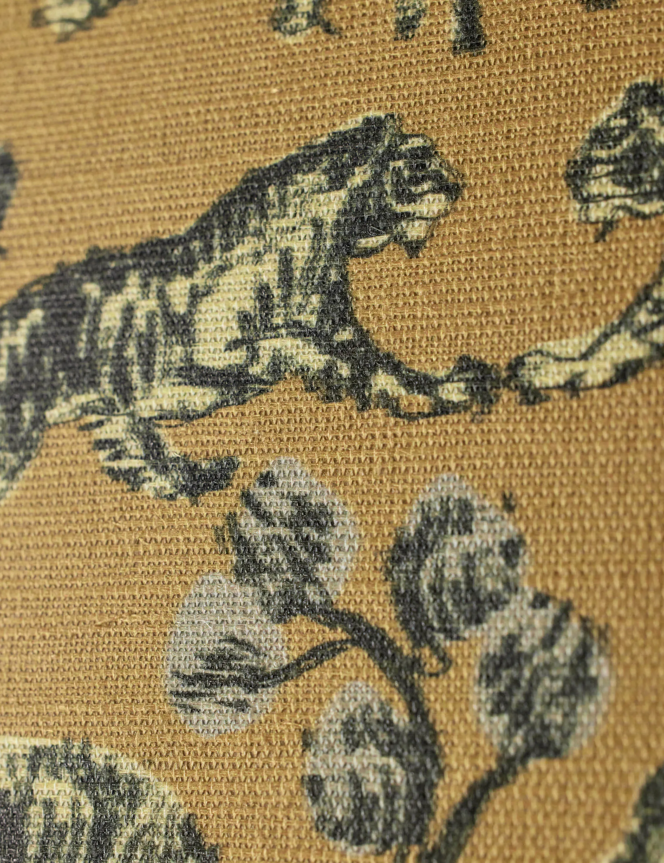 Tiger Grasscloth Wallpaper by Sarah Sherman Samuel Lulu and Georgia