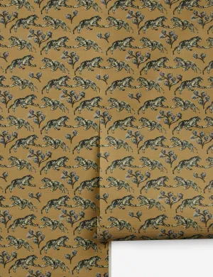 Tiger Grasscloth Wallpaper by Sarah Sherman Samuel Lulu and Georgia