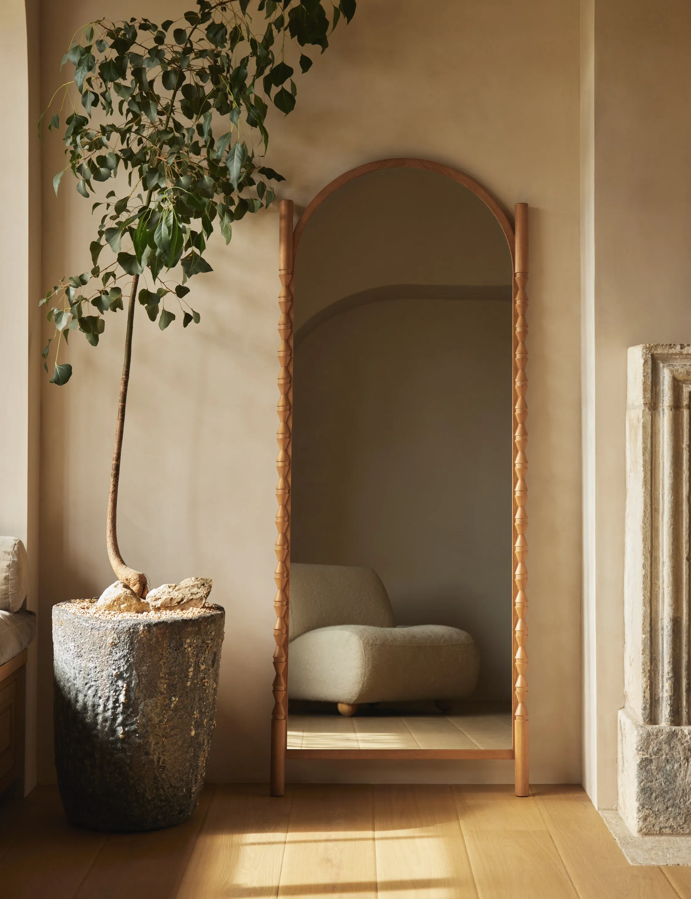 Topia Floor Mirror by Ginny Macdonald Lulu and Georgia